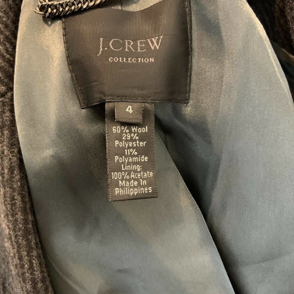 J. Crew Collection Wool Grey Blazer Women’s Size 4 - Picture 8 of 8